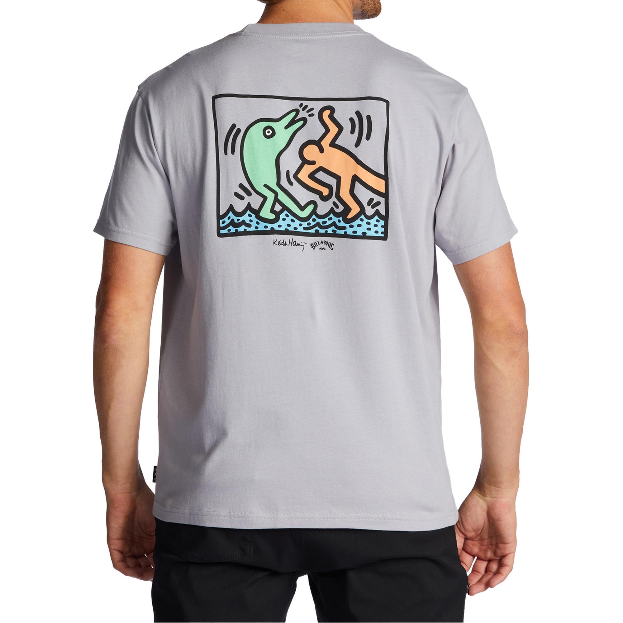 Billabong Dolphin Dance Ss Erkek Gri Tişört