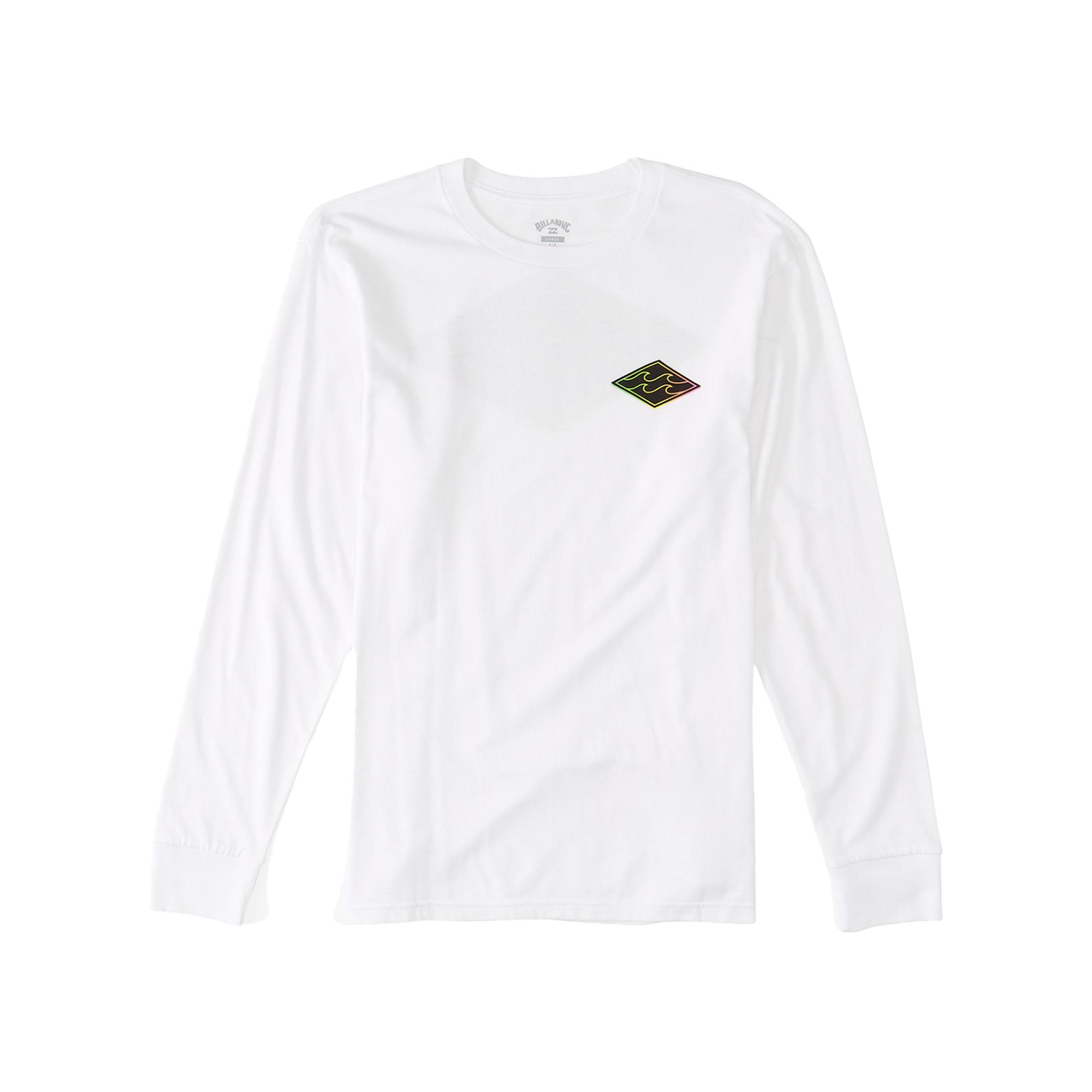 Billabong Crayon Wave Ls Erkek Beyaz Tişört