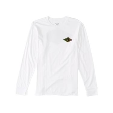  Billabong Crayon Wave Ls Erkek Beyaz Tişört