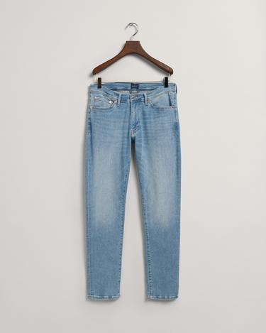  GANT Erkek Mavi Extra Slim Fit Jean Pantolon