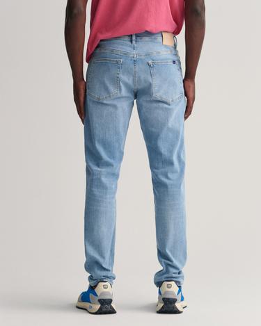  GANT Erkek Mavi Extra Slim Fit Jean Pantolon