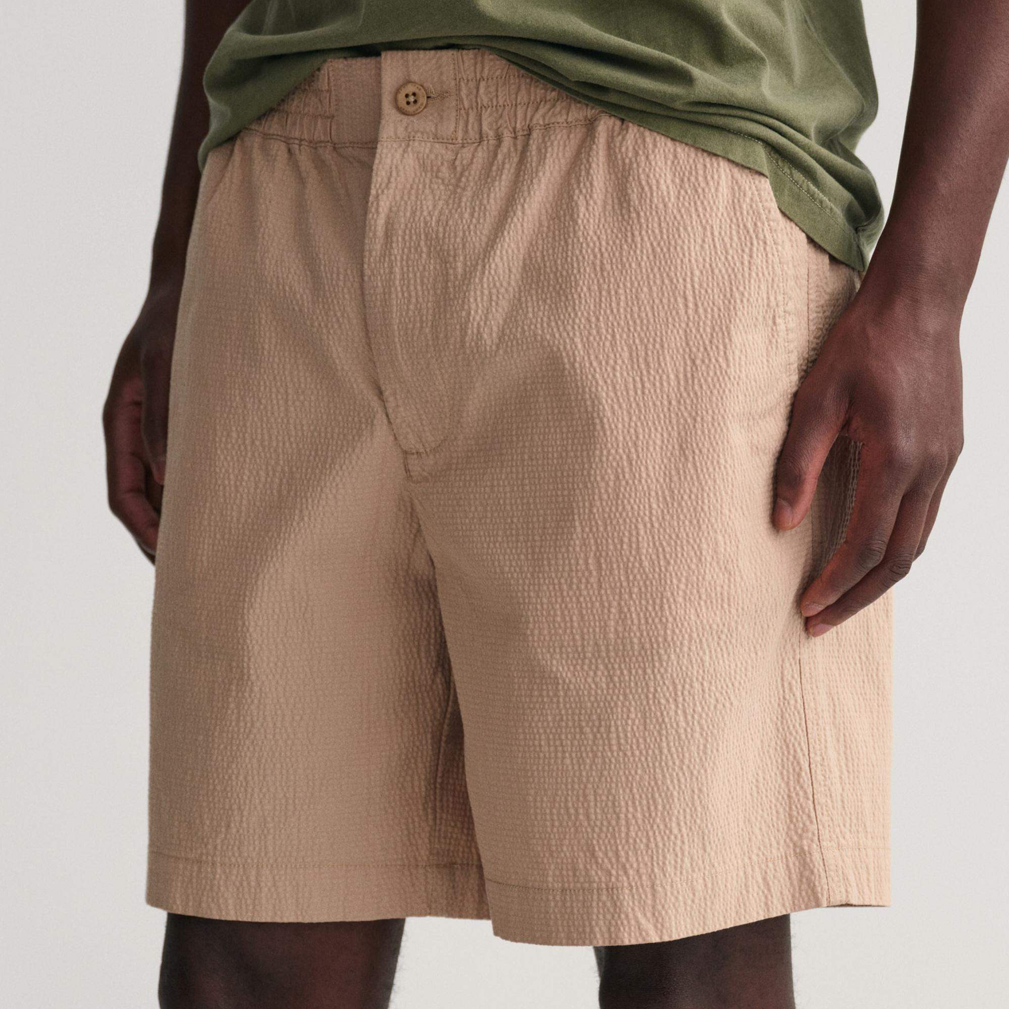 GANT Erkek Bej Regular Fit Şort