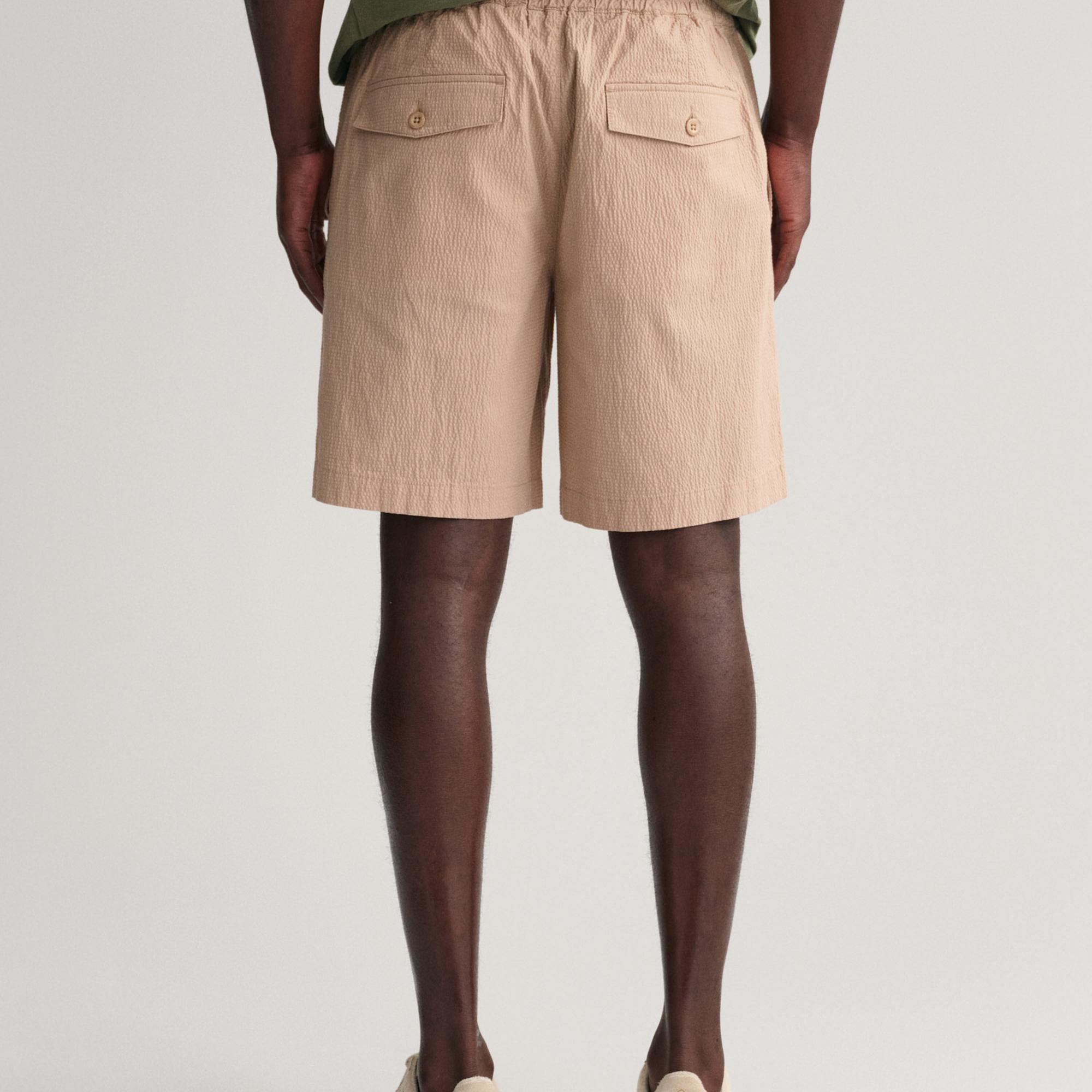 GANT Erkek Bej Regular Fit Şort