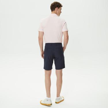  Erkek Slim Fit Lacivert Bermuda