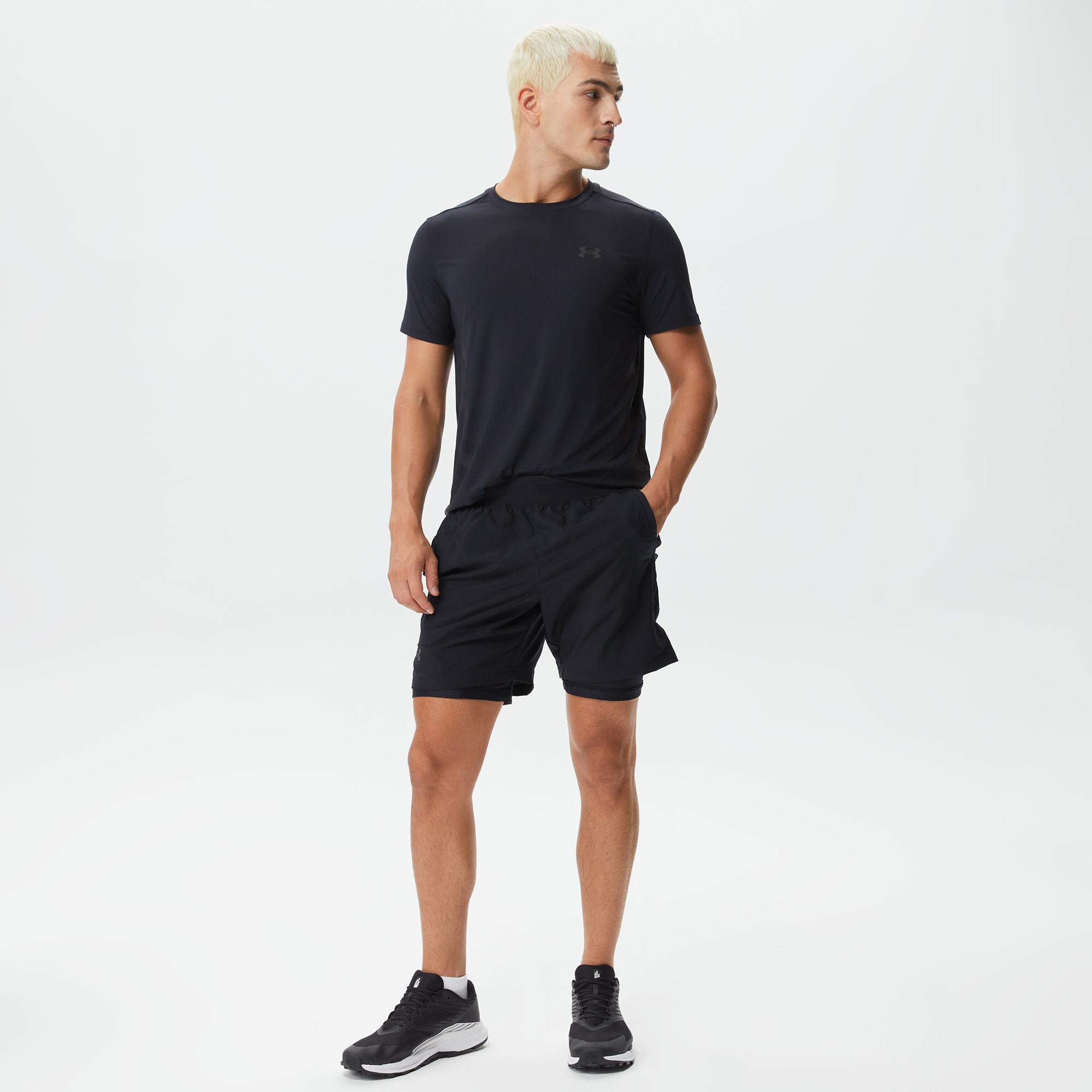 Under Armour Launch Elite Erkek Siyah Koşu Şortu
