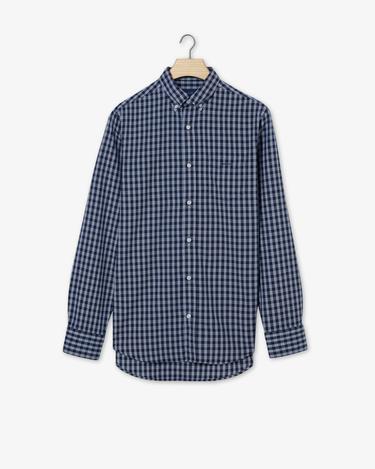  GANT Erkek Lacivert Regular Fit Kareli Gömlek