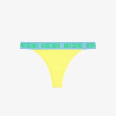  Moschino Kadın Sarı Bikini Altı