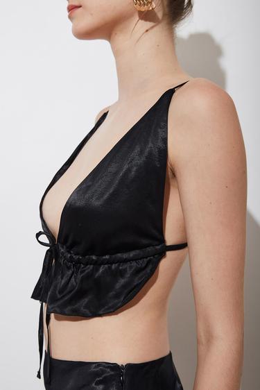  Üçgen Saten Büstiyer