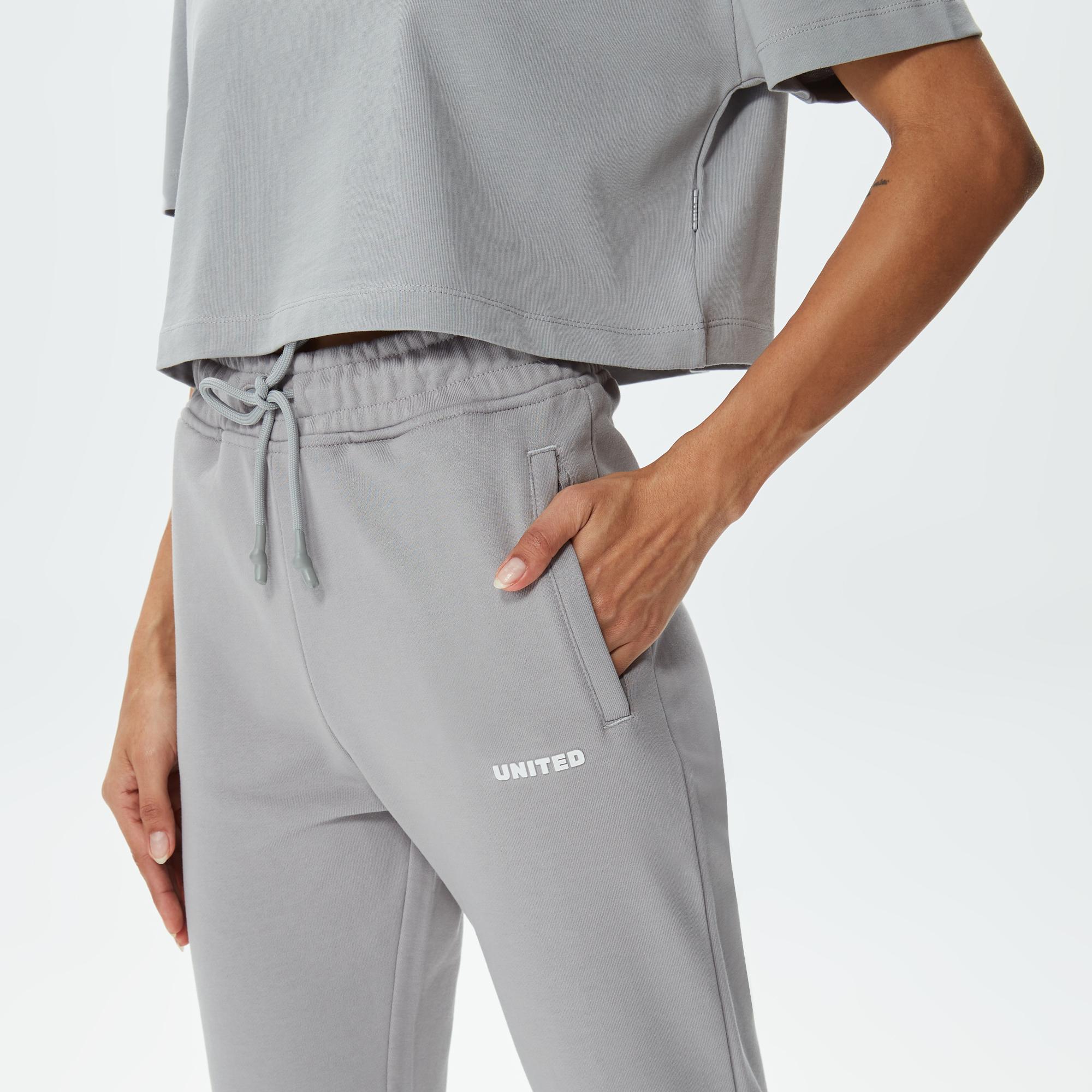 United4 Classic Kadın Gri Eşofman Altı