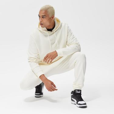  UNITED4 Classic Erkek Beyaz Hoodie