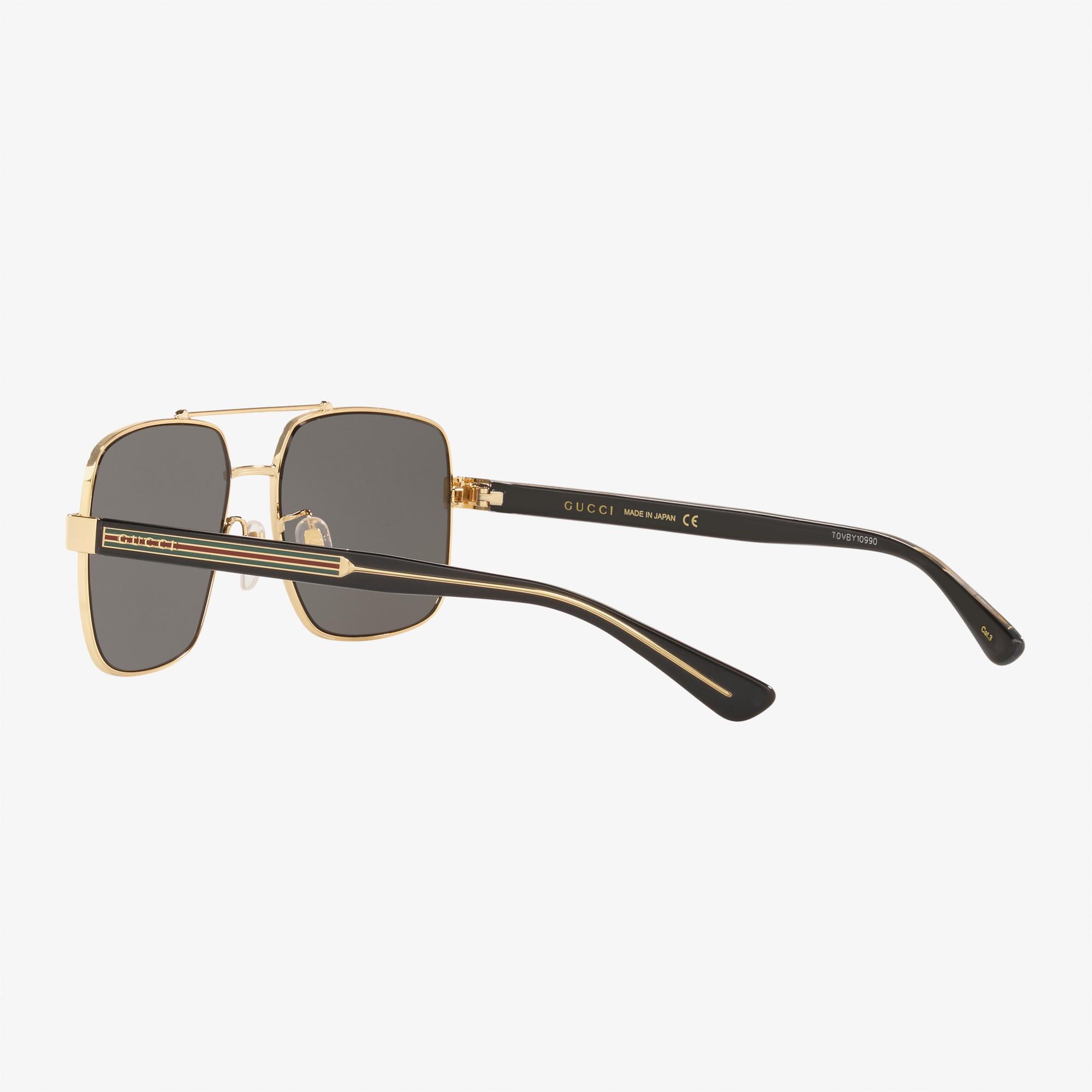 GUCCI 0Rb3705 Erkek Altın Rengi Güneş Gözlüğü