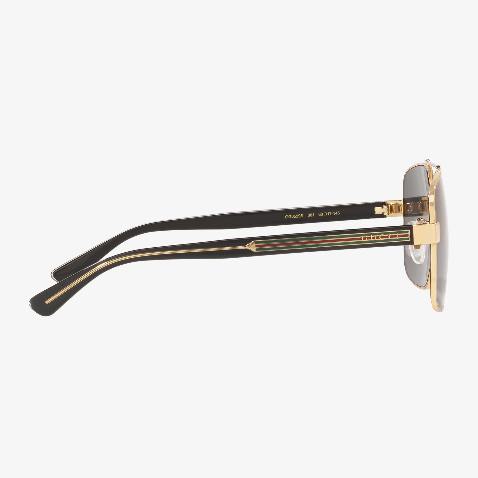 GUCCI 0Rb3705 Erkek Altın Rengi Güneş Gözlüğü