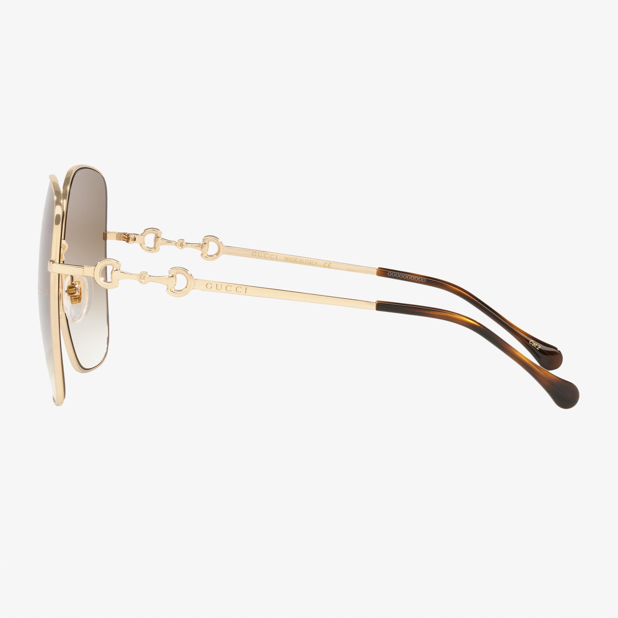 GUCCI 0Rb3717 Kadın Altın Rengi Güneş Gözlüğü