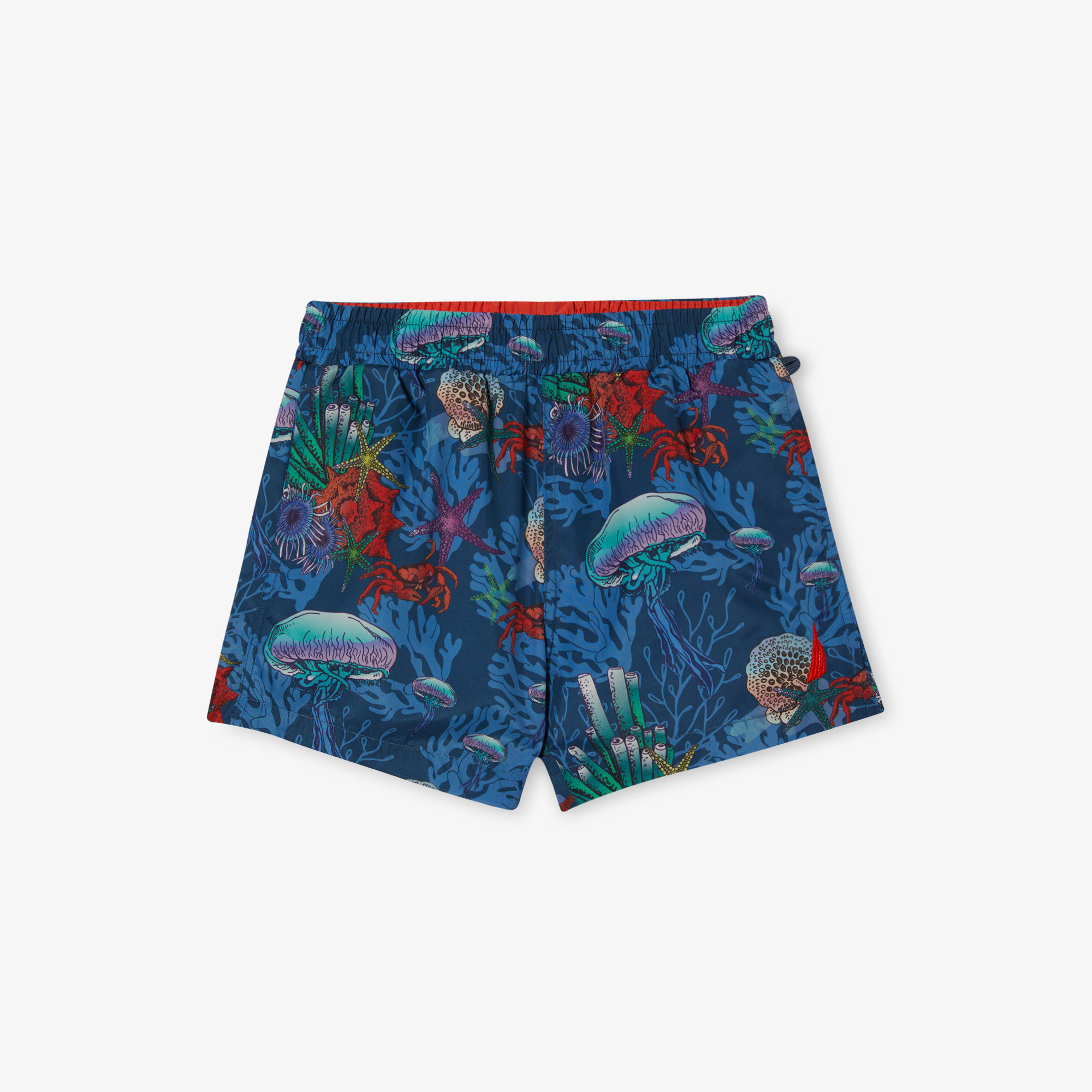  Nautica Erkek Çocuk Mavi Desenli Mayo Şort