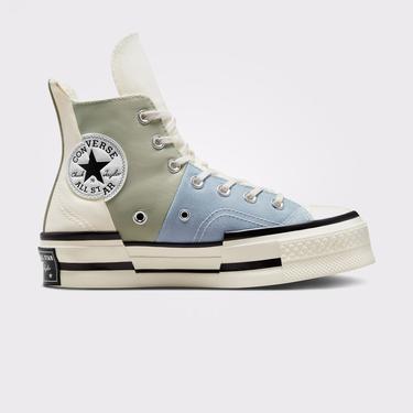  Converse Chuck 70 Plus Material Mashup Unisex Gri Sneaker