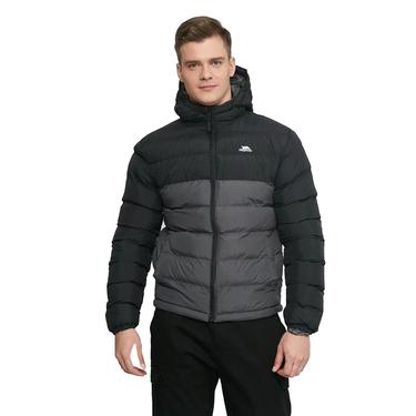  Trespass Oskar - Padded Erkek Siyah Outdoor Ceketi