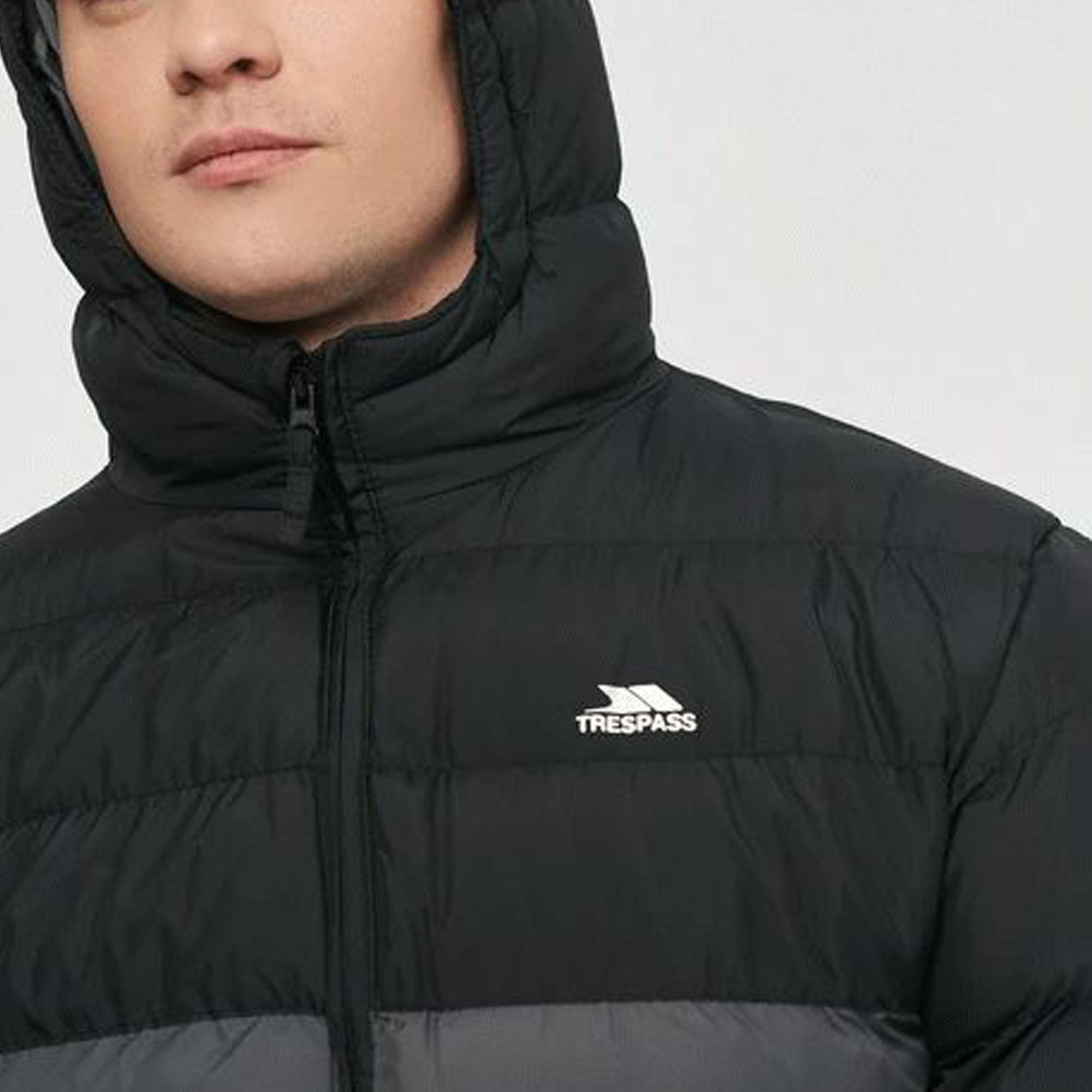 Trespass Oskar - Padded Erkek Siyah Outdoor Ceketi