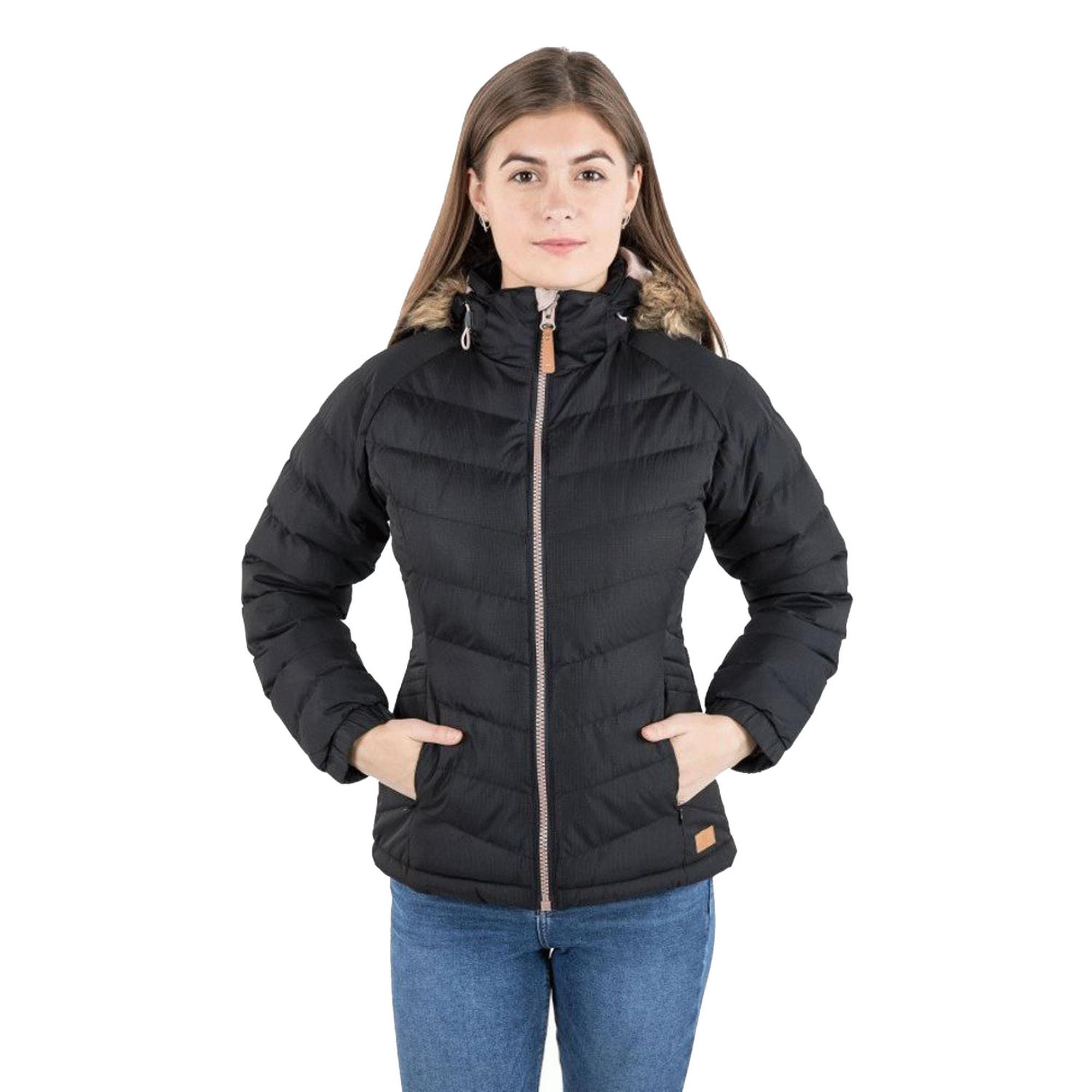 Trespass Nadina - Padded Kadın Siyah Outdoor Ceketi
