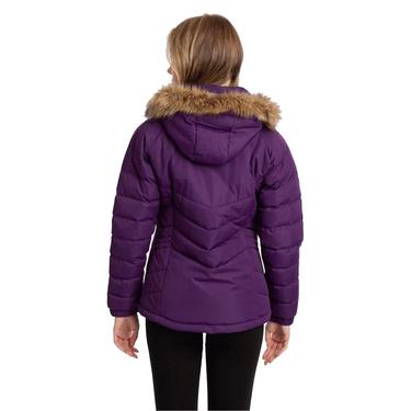  Trespass Nadina - Padded Kadın Mor Outdoor Ceketi