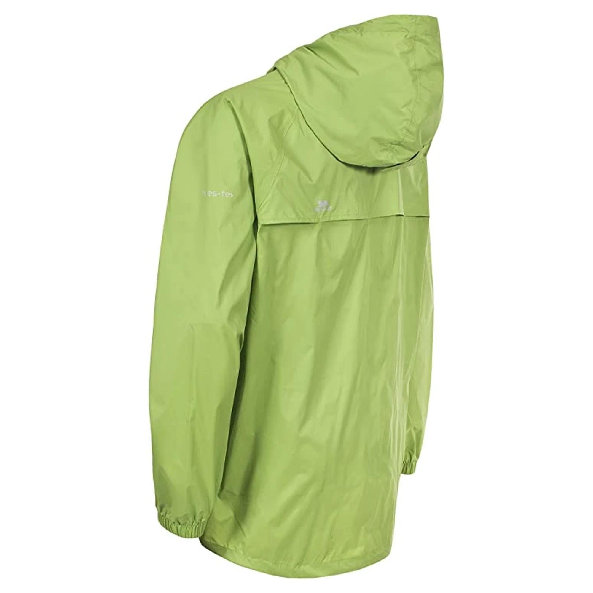 Trespass Qikpac Jacket - Unisex Packaway Unisex Yeşil Yağmurluk