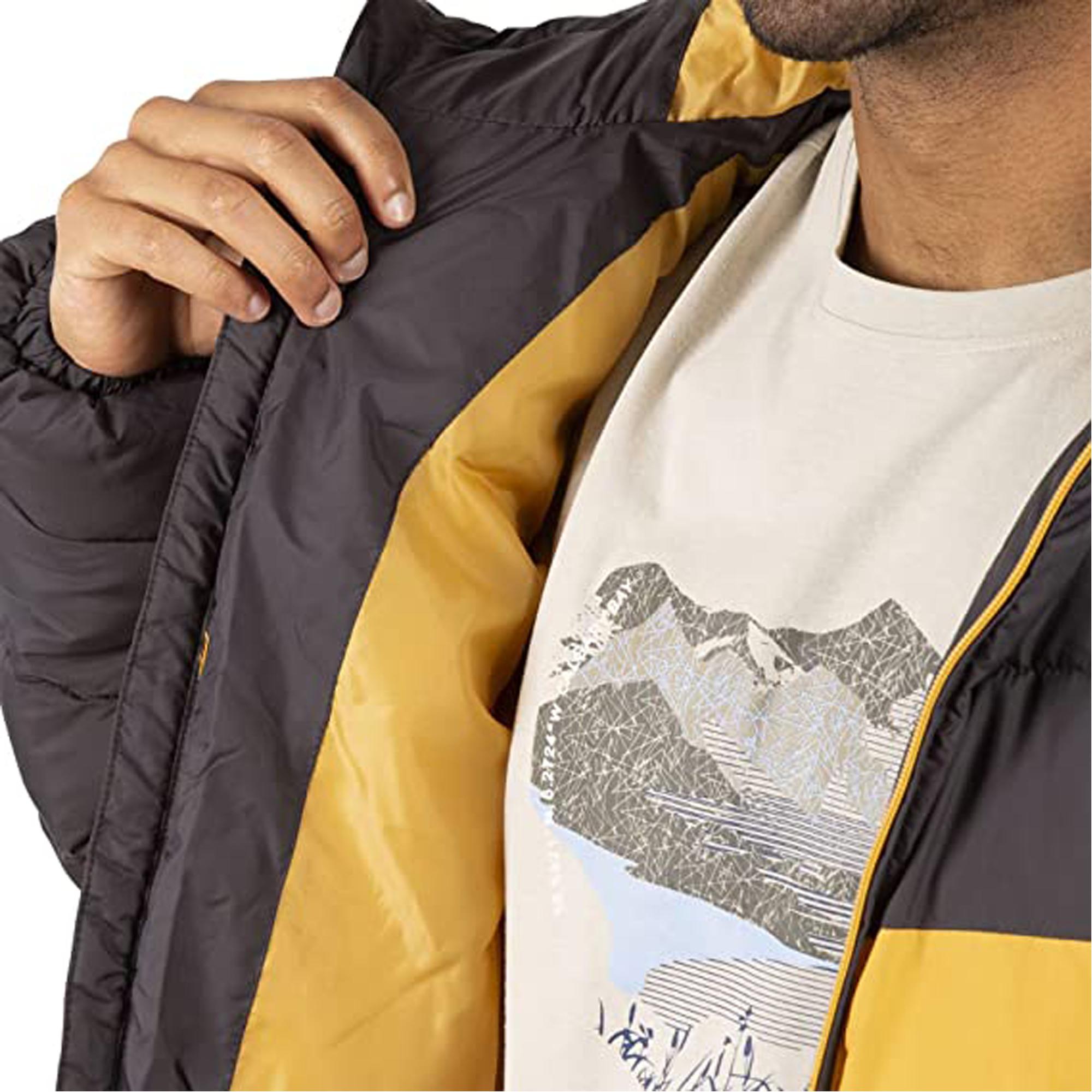 Trespass Oskar - Padded Erkek Sarı Outdoor Ceketi