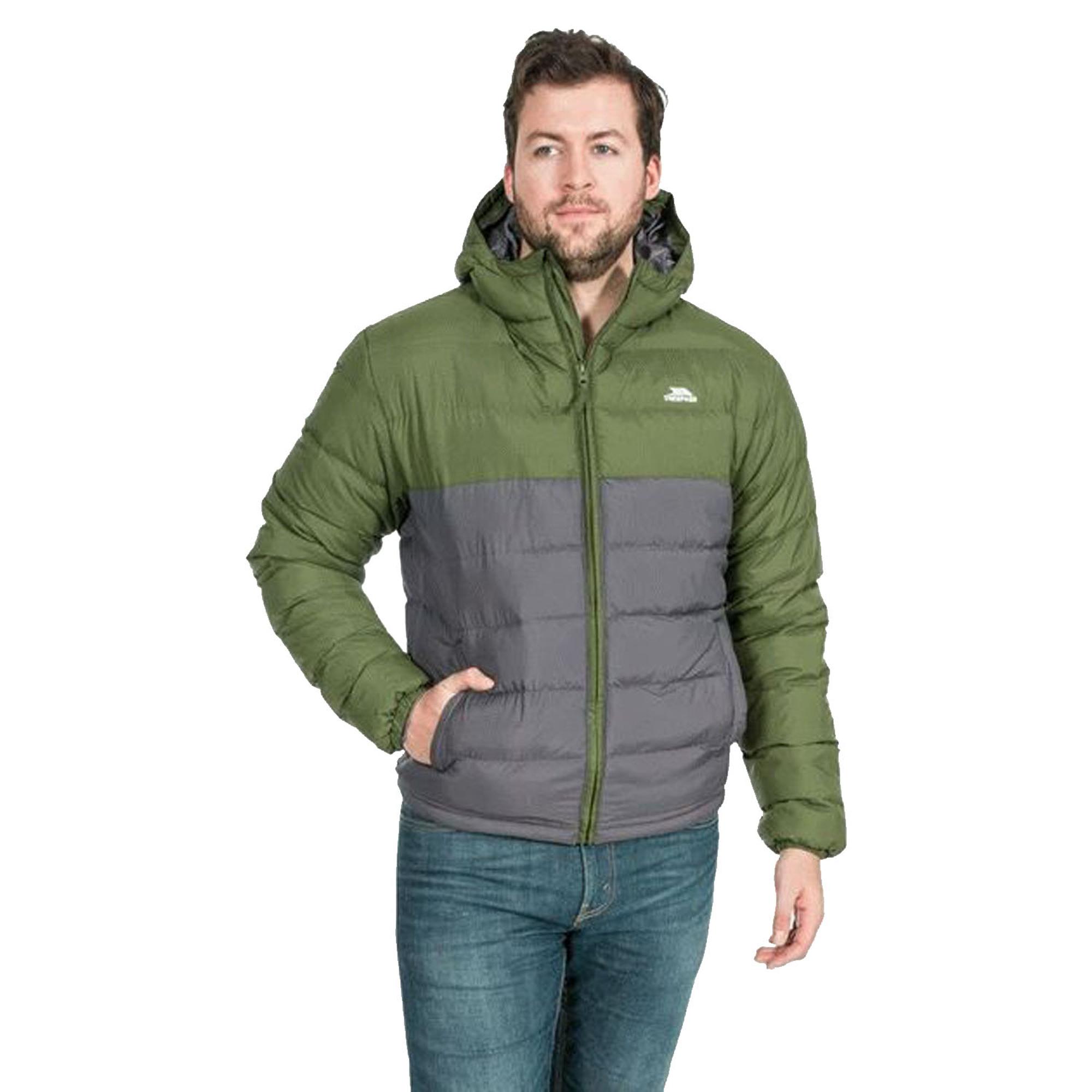 Trespass Oskar - Padded Erkek Yeşil Outdoor Ceketi