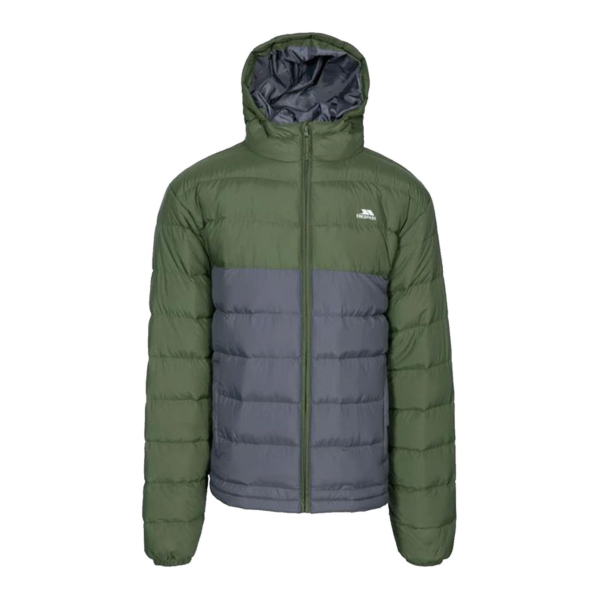 Trespass Oskar - Padded Erkek Yeşil Outdoor Ceketi