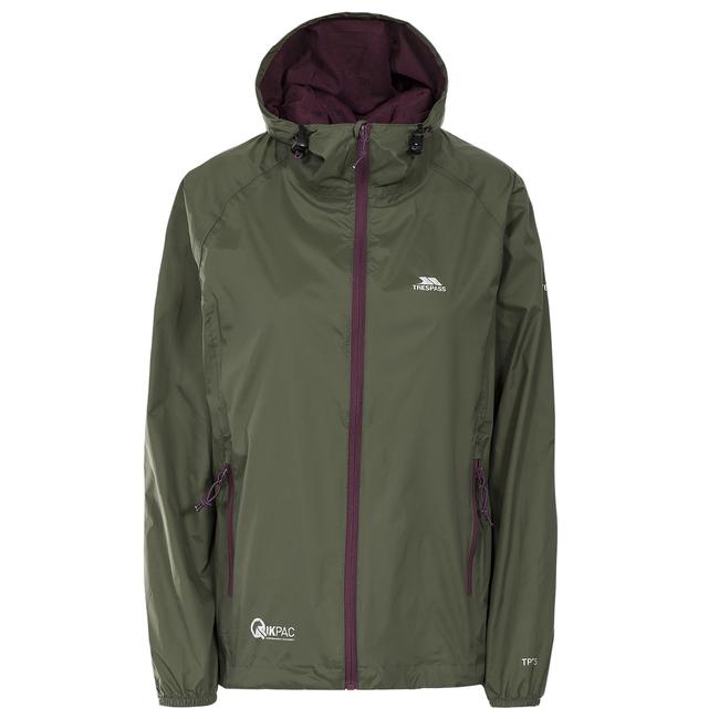  Trespass Qikpac Kadın Yeşil Yağmurluk