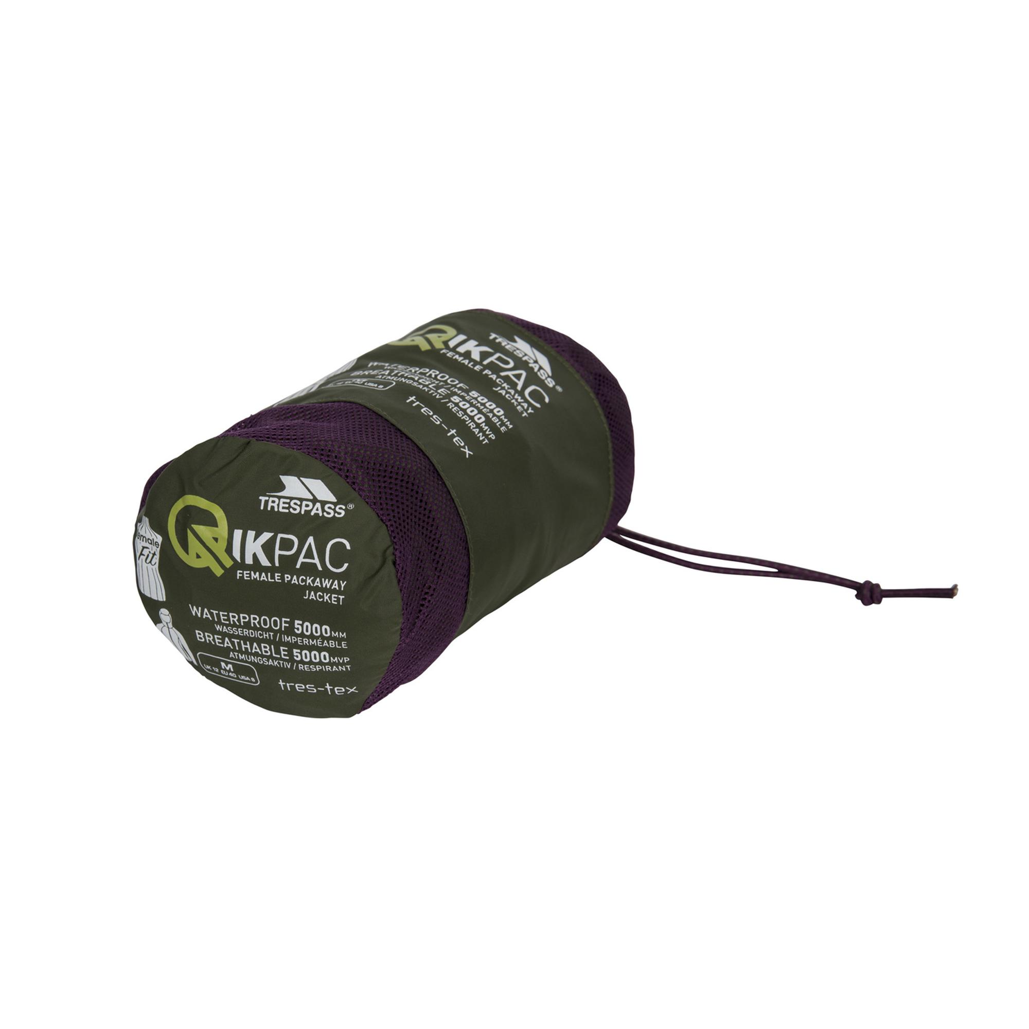 Trespass Qikpac Kadın Yeşil Yağmurluk