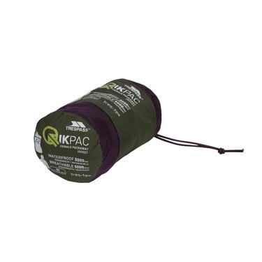  Trespass Qikpac Kadın Yeşil Yağmurluk