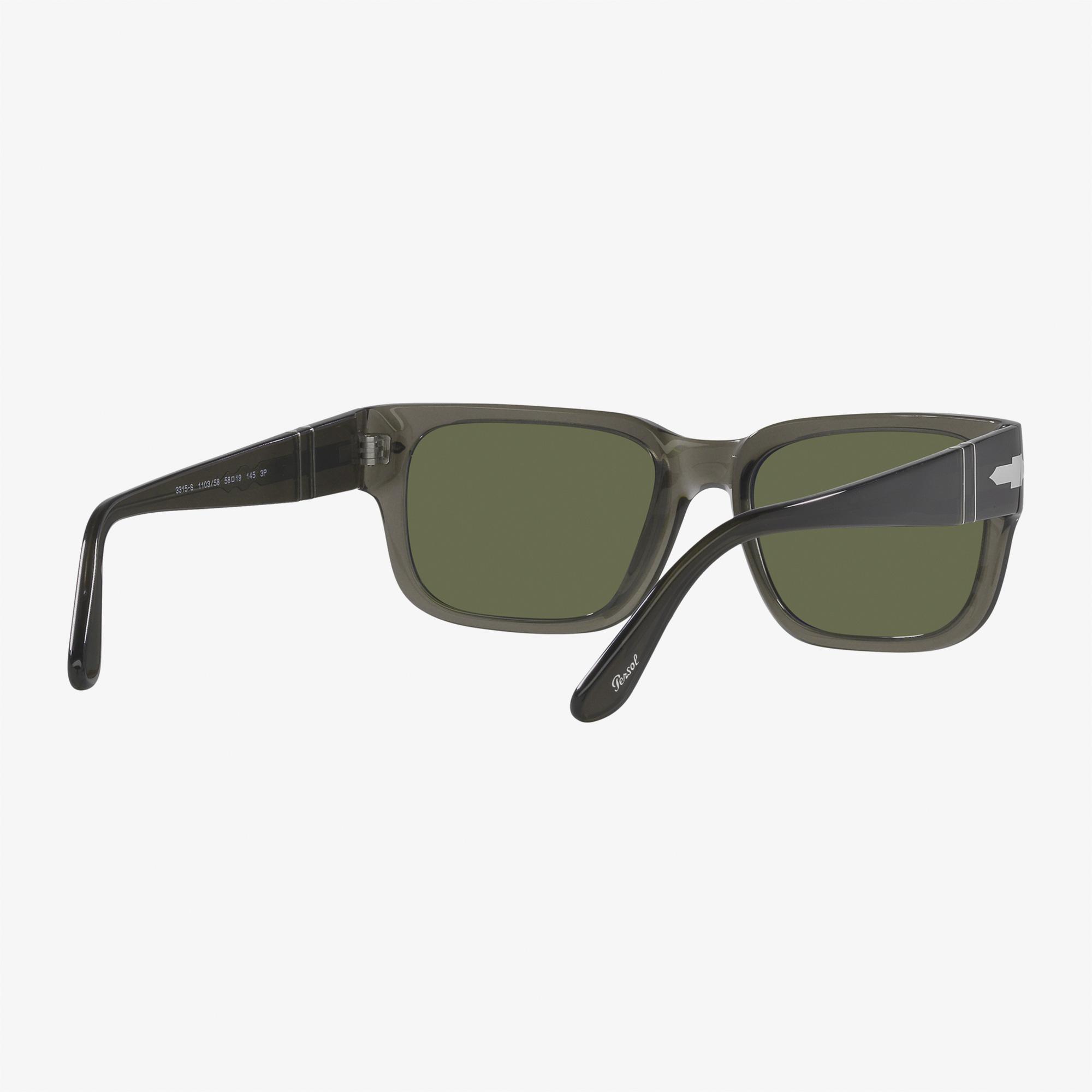 PERSOL 0Vo5445S Erkek Gri Güneş Gözlüğü