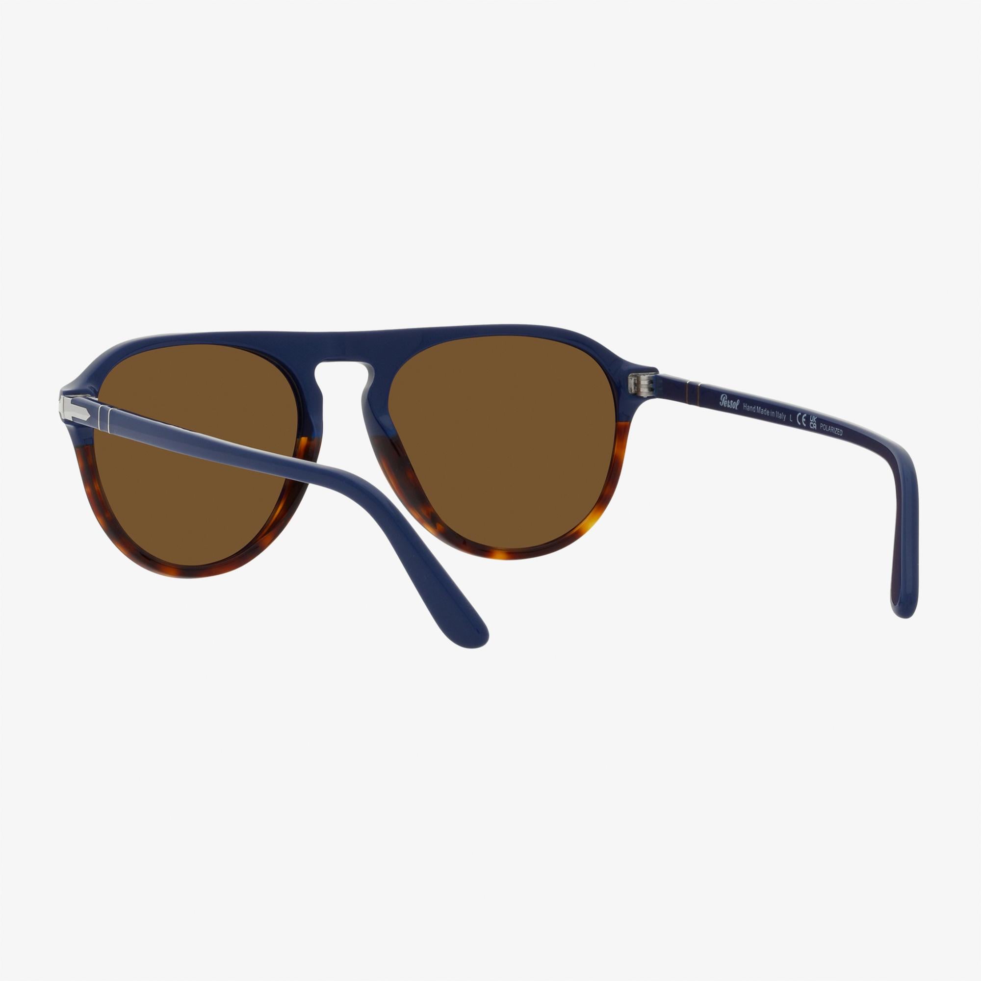 PERSOL 0Vo5230S Unisex Mavi Güneş Gözlüğü