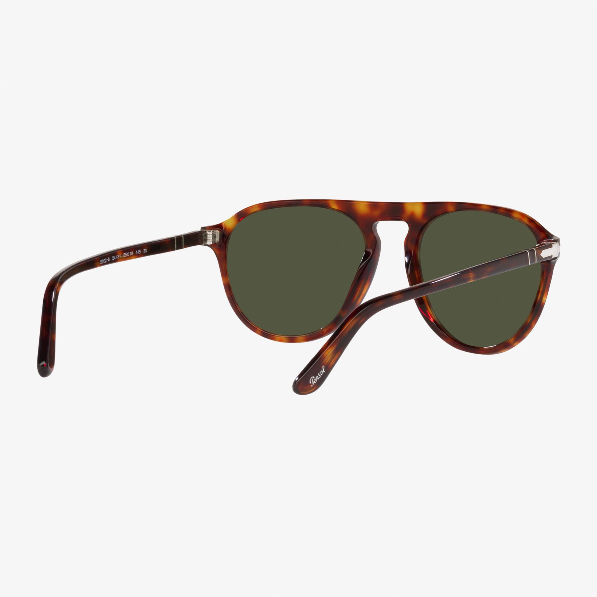 PERSOL 0PO3302S Unisex Kahverengi Güneş Gözlüğü