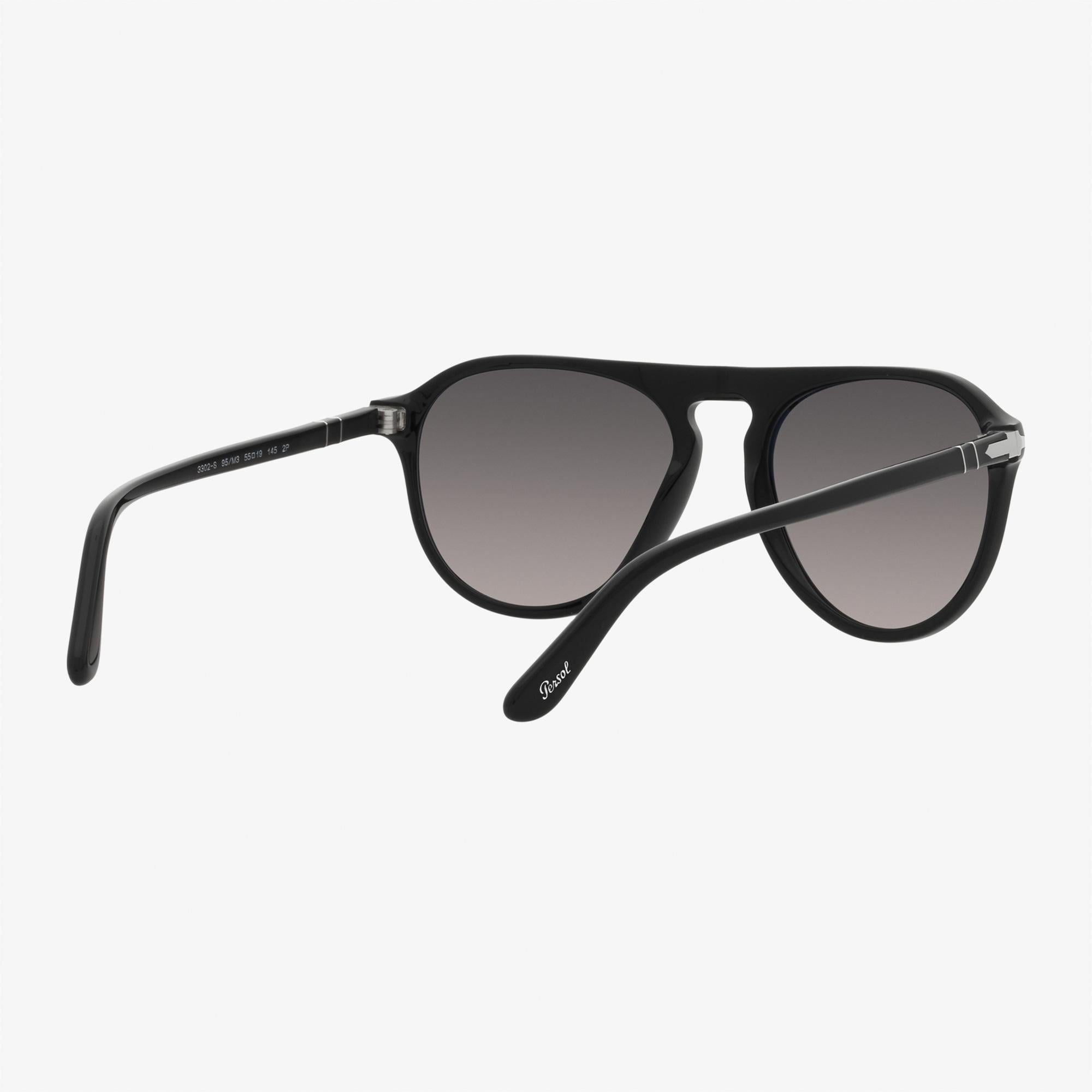 PERSOL 0PO3302S Unisex Siyah Güneş Gözlüğü