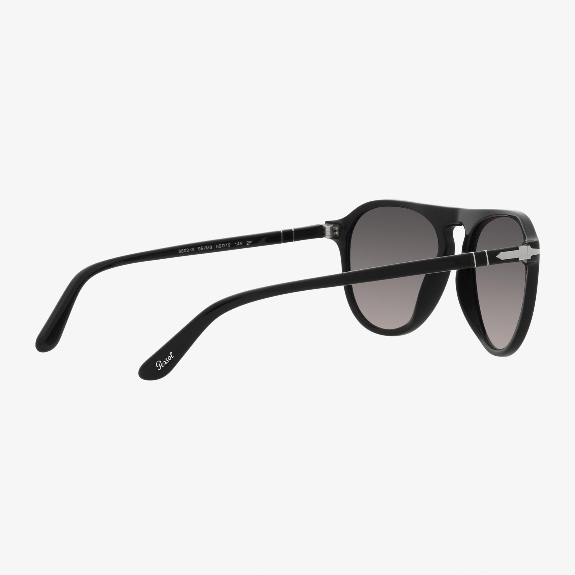 PERSOL 0PO3302S Unisex Siyah Güneş Gözlüğü