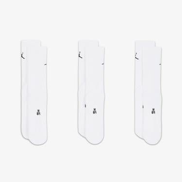  Jordan Everyday Crew 3'lü Unisex Beyaz Çorap