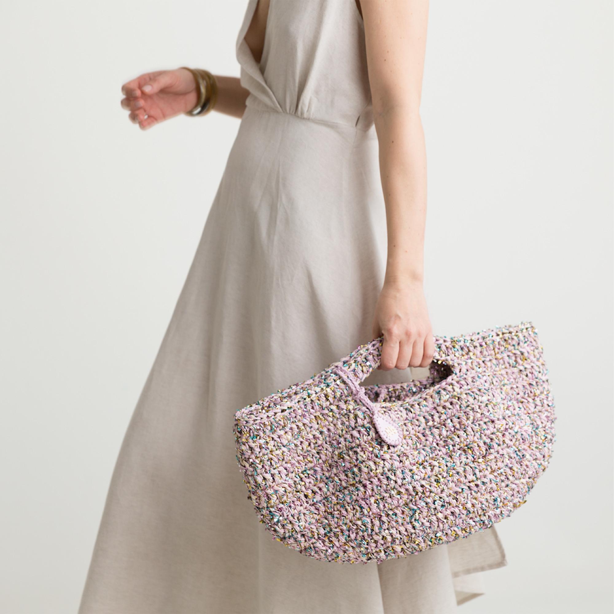 Jimba Capri In Lavender Basket Tote Kadın Mor El Çantası