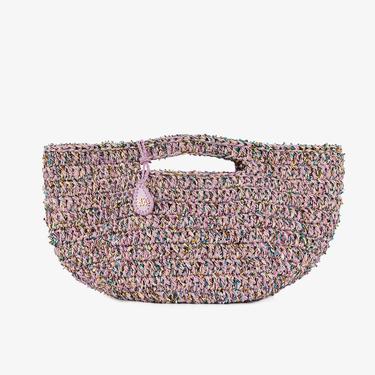  Jimba Capri In Lavender Basket Tote Kadın Mor El Çantası