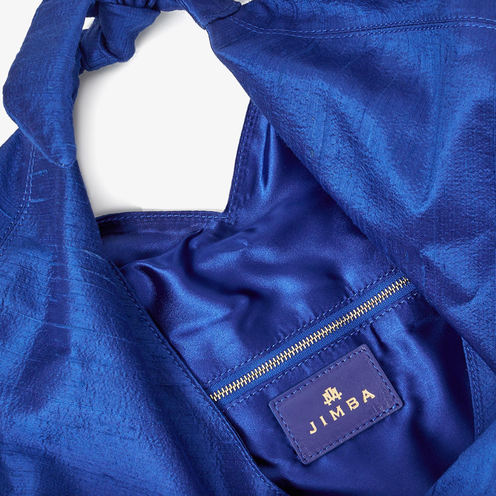 Jimba Maxi Ritz In Silk Kadın Mavi Omuz Çantası