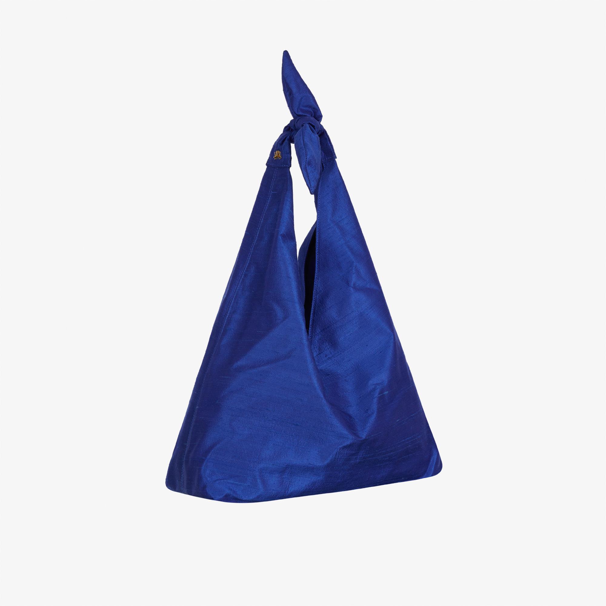 Jimba Maxi Ritz In Silk Kadın Mavi Omuz Çantası