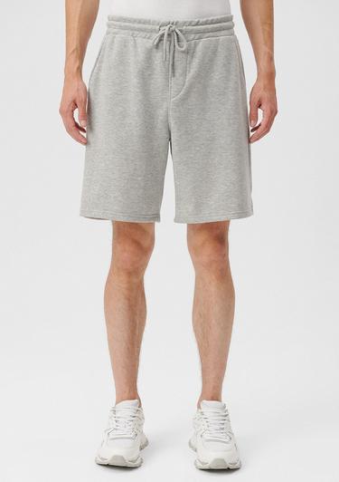  Mavi Gri Örme Şort 066935-35010