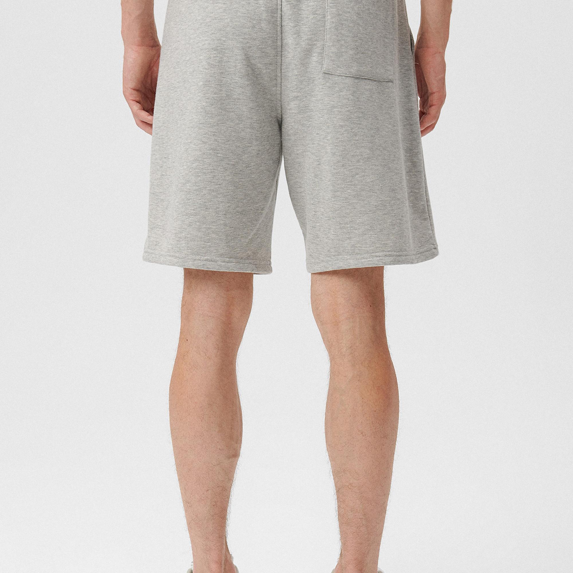 Mavi Gri Örme Şort 066935-35010