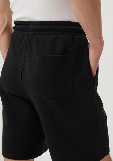  Mavi Siyah Örme Şort 066935-900