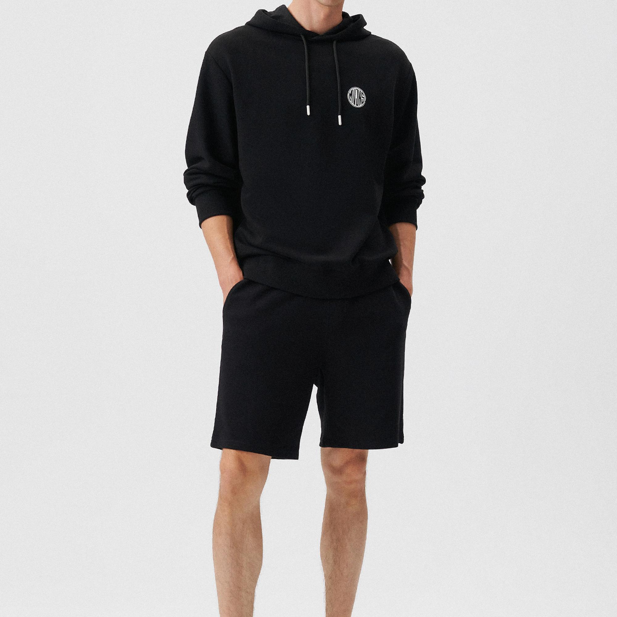 Mavi Siyah Örme Şort 066935-900