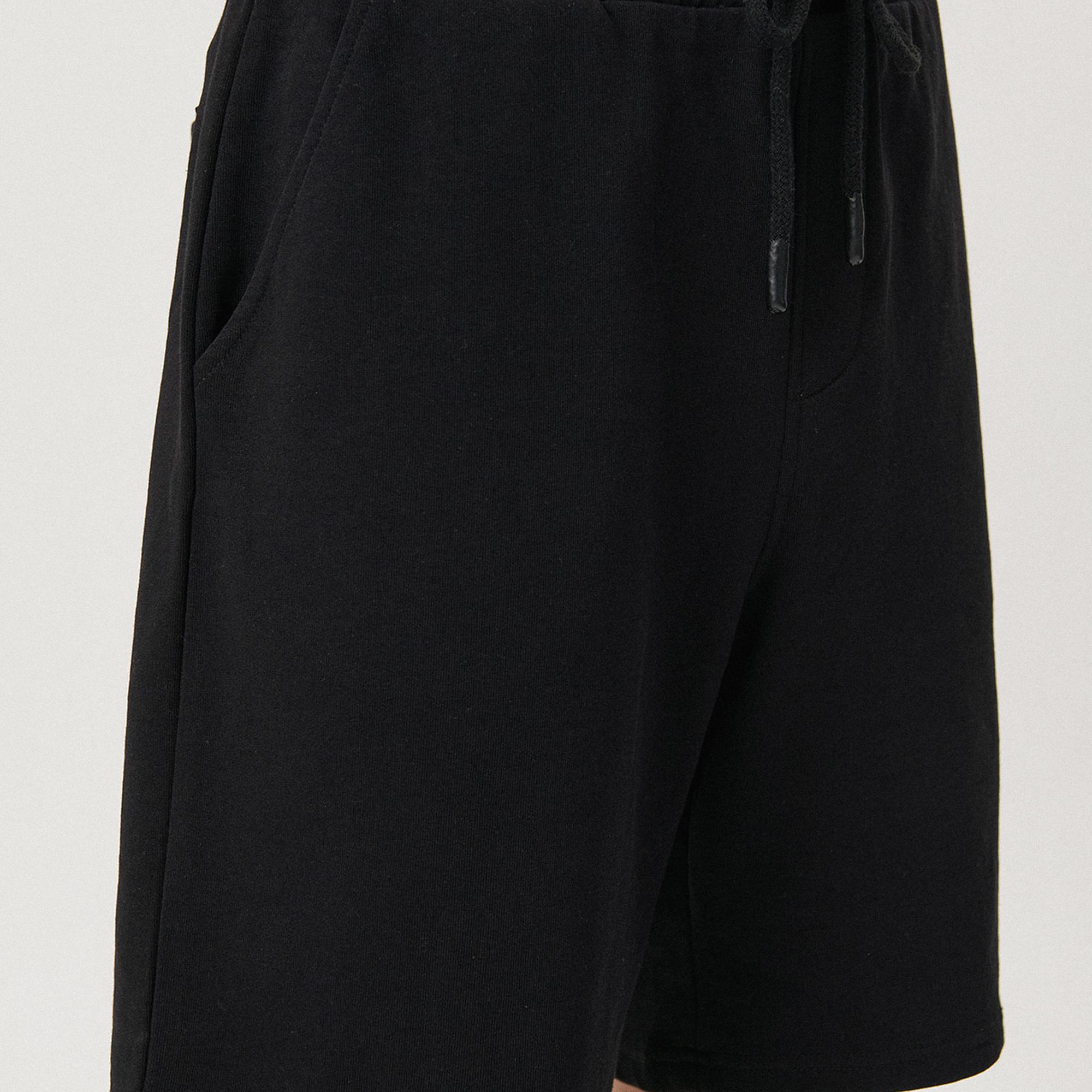 Mavi Siyah Örme Şort 066935-900