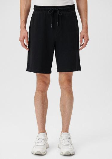  Mavi Siyah Örme Şort 066935-900