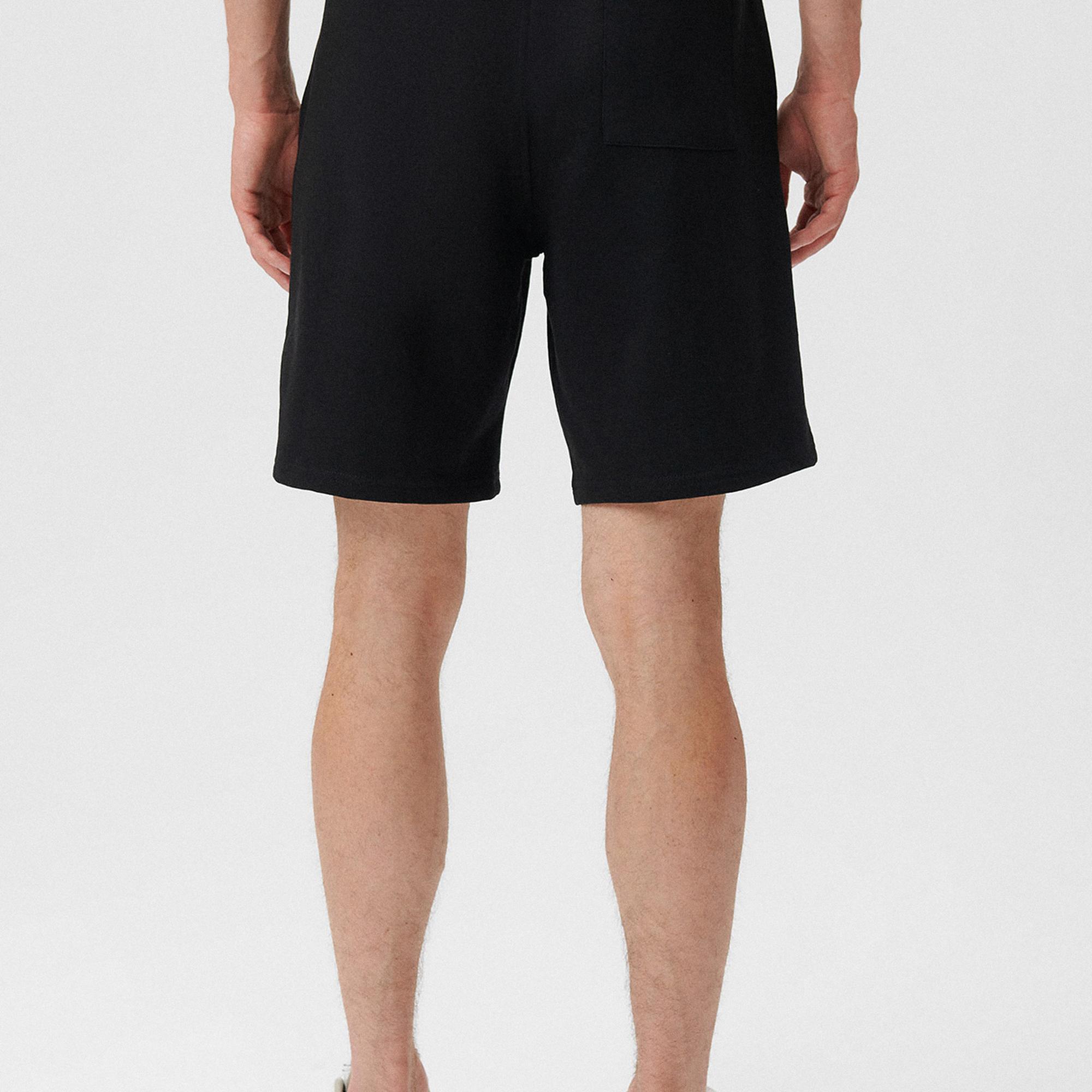 Mavi Siyah Örme Şort 066935-900