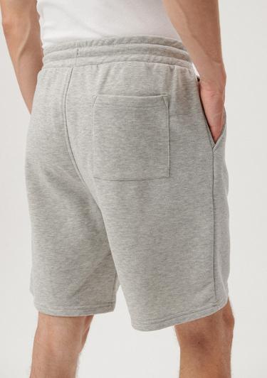  Mavi Gri Örme Şort 066935-35010