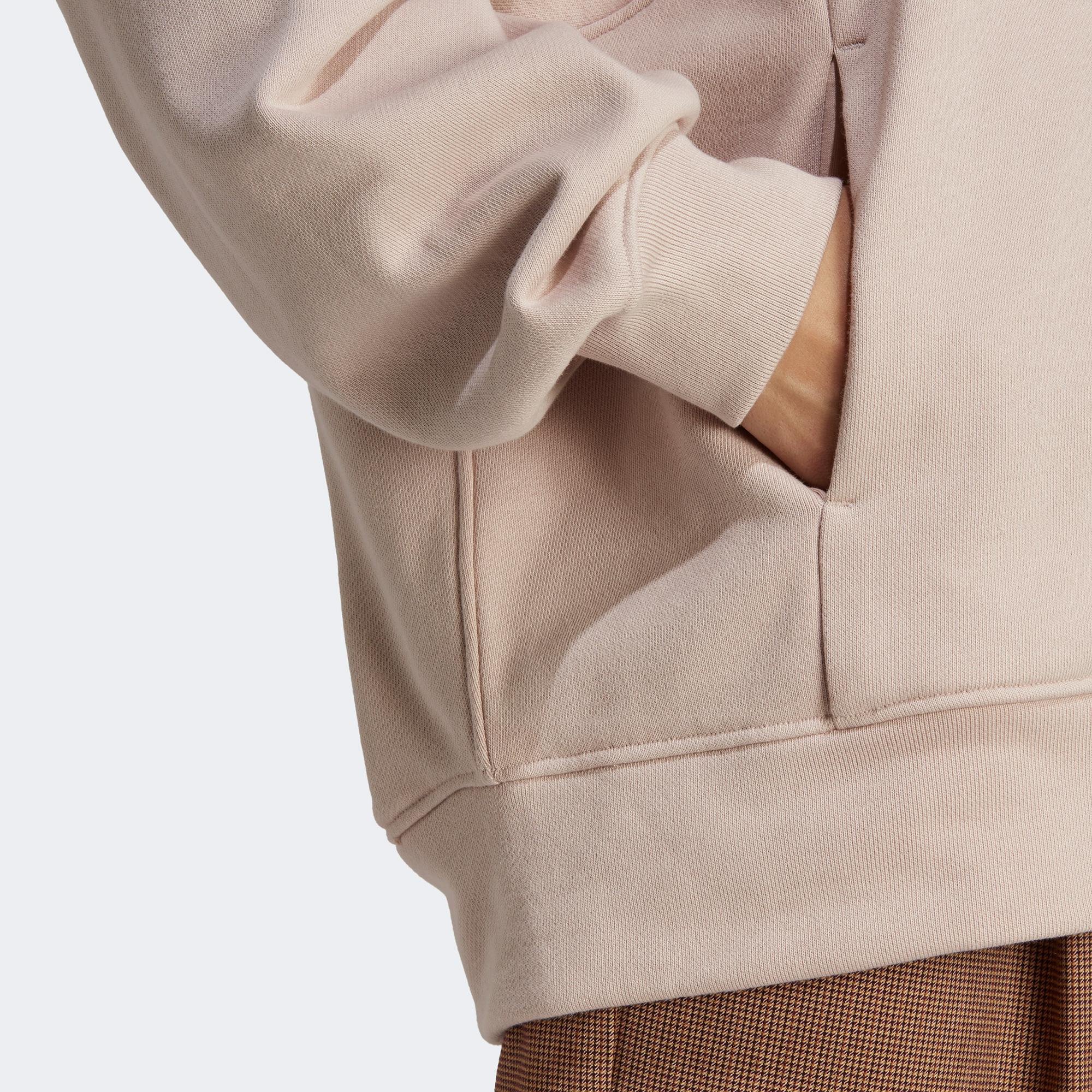 adidas Premium Essentials Hoodie Kadın Bej Sweatshirt