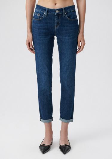  Mavi Ada Koyu Mavi Vintage Jean Pantolon 1020535596